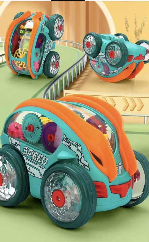 OODBLUE 360° Stuntauto – Licht & Muziek – Flip & Spin Speelgoedauto voor Kinderen van OODBLUE
