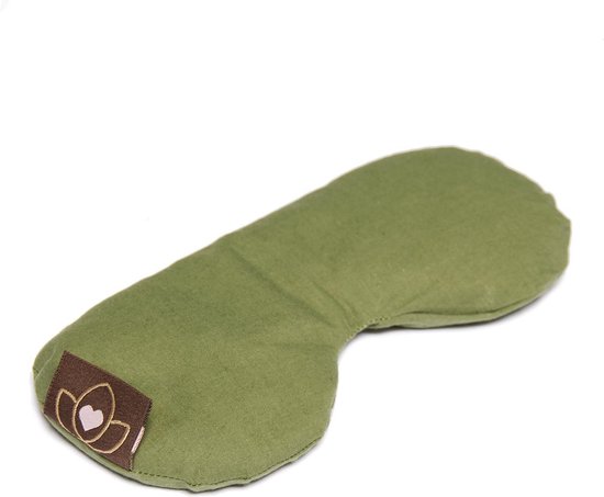 Oogkussen lavendel gevormd olijfgroen eco - Lotus van Lotus