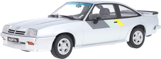 Opel Manta i240 Norev Modelauto - Schaalmodel 1:18 - Silver Metallic - 183301 van Merkloos