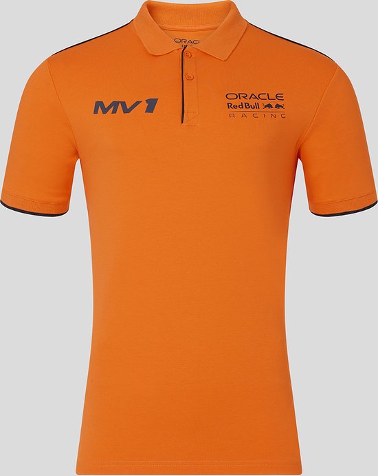 Oracle Red Bull Racing Max Verstappen Oranje Polo M - Formule 1 van Oracle Red Bull Racing