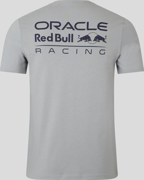 Oracle Red Bull Racing Small Logo Core maat XXXL T-shirt Grijs 2023 - Max Verstappen - Formule 1 - Sergio Perez van Oracle Red Bull Racing