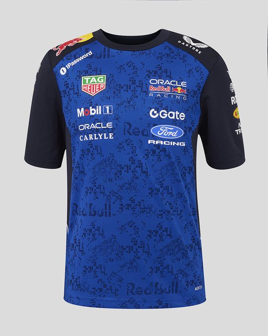 Oracle Red Bull Racing Teamline Kids shirt 2026 Maat JS 128-134 - Max Verstappen - Isack Hadjar van PUMA.
