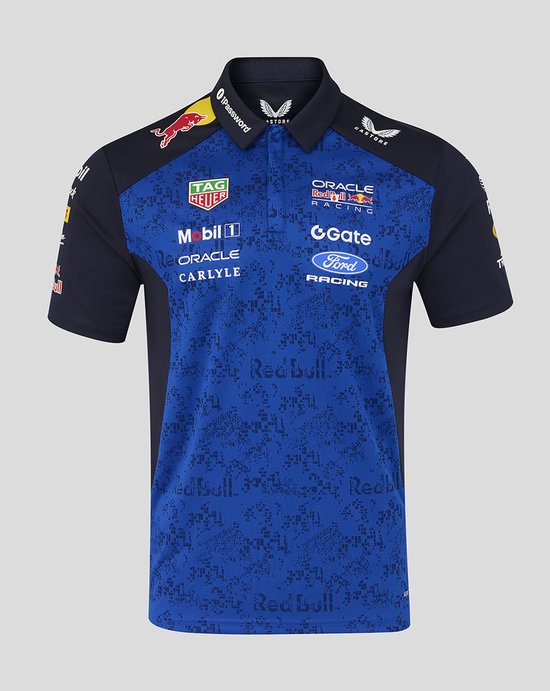 Oracle Red Bull Racing Teamline Polo 2026 L - Max Verstappen - Isack Hadjar van Merkloos