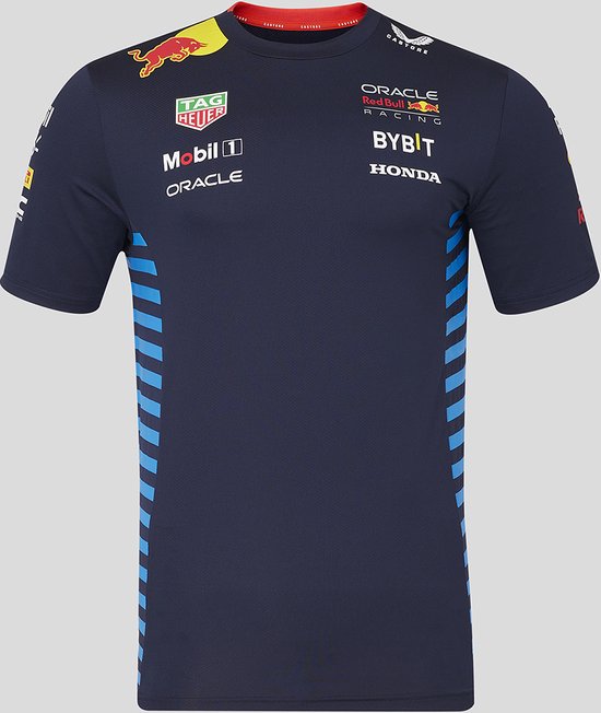 Oracle Red Bull Racing Teamline Shirt 2024 XL - Max Verstappen - Sergio Perez van Oracle Red Bull Racing