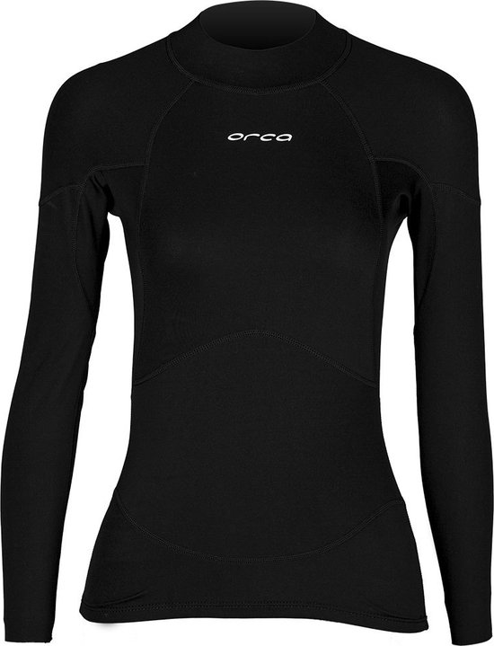 Orca Base Layer Neopreen Dames T-shirt Met Lange Mouwen Zwart S