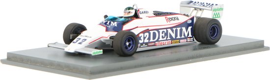 Osella FA1B Spark Modelauto 1:43 1981 Jean-Pierre Jarier Osella Squadra Corse S7250 British GP van Spark