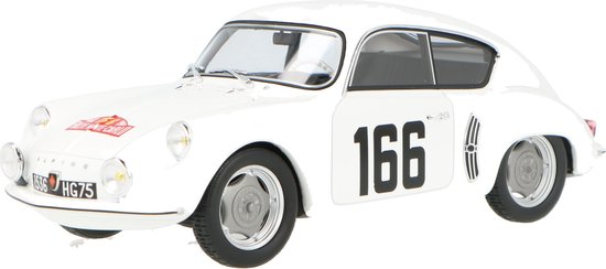Otto Mobile Alpine A106 #166 Rallye Monte-Carlo 1960 Wit 1:18 van Otto Mobile