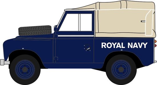 OXFORD Land Rover SERIES III SWB CANVAS ROYAL NAVY schaalmodel 1:43 van Oxford