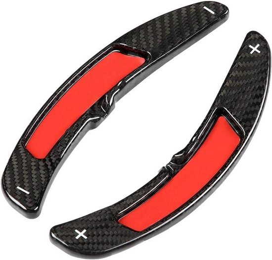 Paddle Shifter Extension, 2 stuks Carbon Fiber Stuurwiel Paddle Shifter Extension Compatibel met van Merkloos