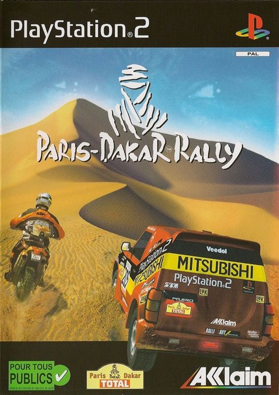 Paris Dakar Rally-Duits (Playstation 2) Gebruikt van Merkloos
