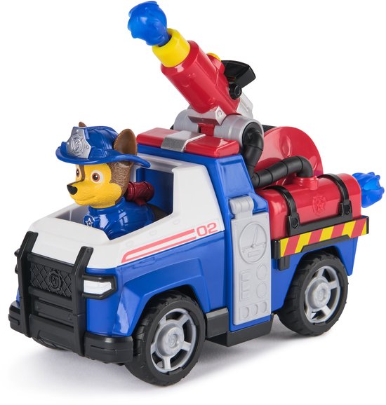 PAW Patrol - Brandweerredding - Chase Politieauto - speelgoedauto met speelfiguur van PAW PATROL