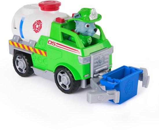 PAW Patrol - Brandweerredding - Rocky's brandweertanker - speelgoedvoertuig met speelfiguur van PAW PATROL