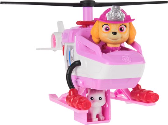 PAW Patrol - Brandweerredding - Skye's brandweerhelikopter - speelgoedvoertuig met speelfiguur van PAW PATROL