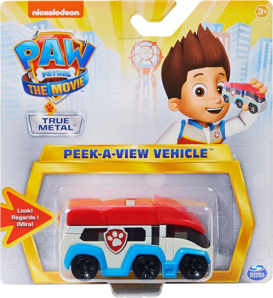 PAW Patrol De Film True Metal - PAW Patroller Film Speelgoedauto - Met 4 scènes van PAW Patrol