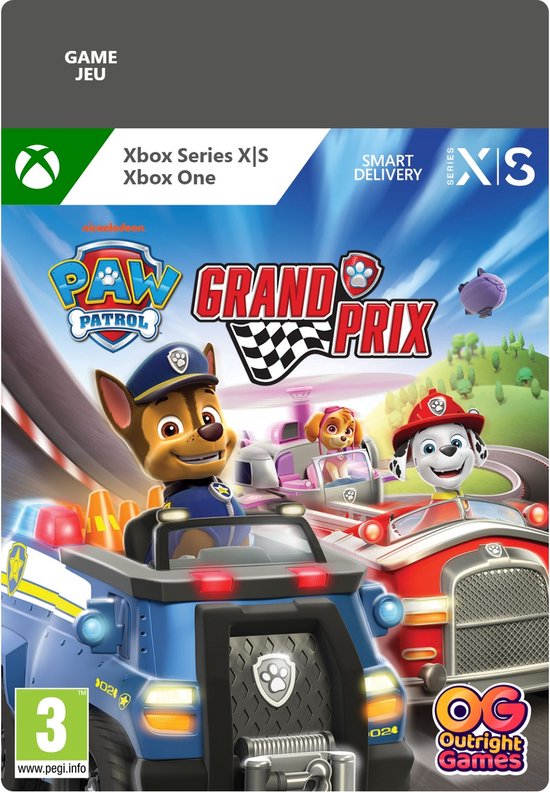 PAW Patrol: Grand Prix - Xbox Series X + S & Xbox One - Download van PAW Patrol