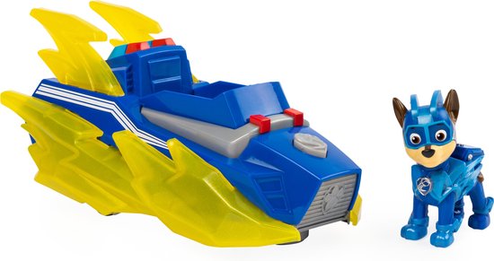 PAW Patrol Mighty Pups Charged Up - Chase - Speelgoedvoertuig met actiefiguur van Merkloos