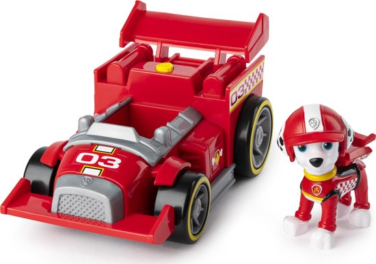 PAW Patrol Race & Go Ready Race Rescue - Marshall - Speelgoedvoertuig met geluiden en actiefiguur van Merkloos