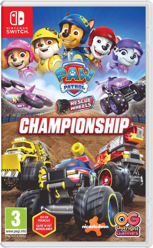 PAW Patrol Rescue Wheels Championship - Nintendo Switch van PAW Patrol