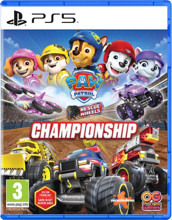 PAW Patrol Rescue Wheels Championship - PS5 van PAW Patrol