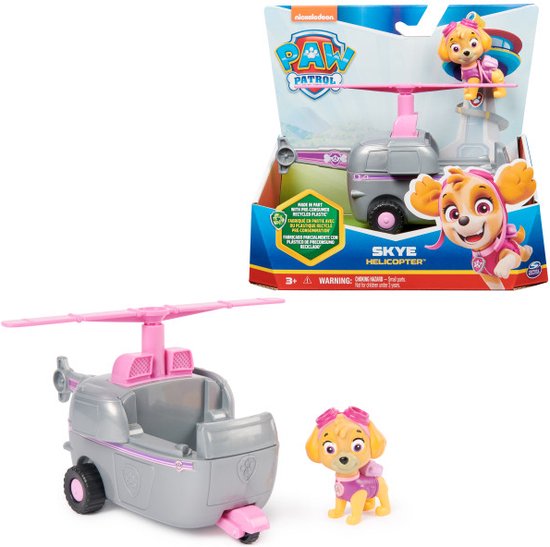 PAW Patrol - Skye's Helicopter - speelgoedhelikopter met speelfiguur van PAW Patrol