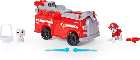 PAW Patrol - Transformerende Rise'n'Rescue-speelgoedvoertuig met actiefiguren en accessoires - stijlen kunnen variëren van PAW Patrol
