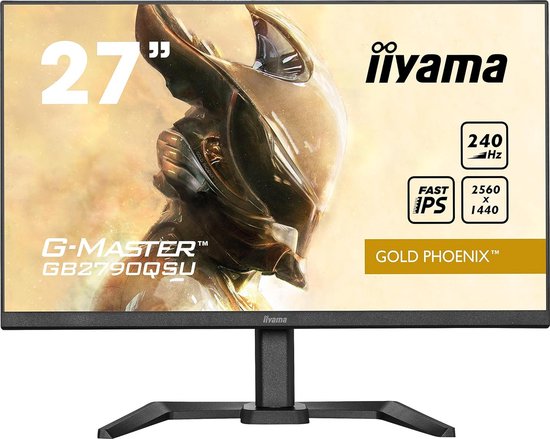 PC-gamerscherm 27 inch WQHD 240Hz met 1 ms Reactietijd en In Hoogte Verstelbaar van Merkloos