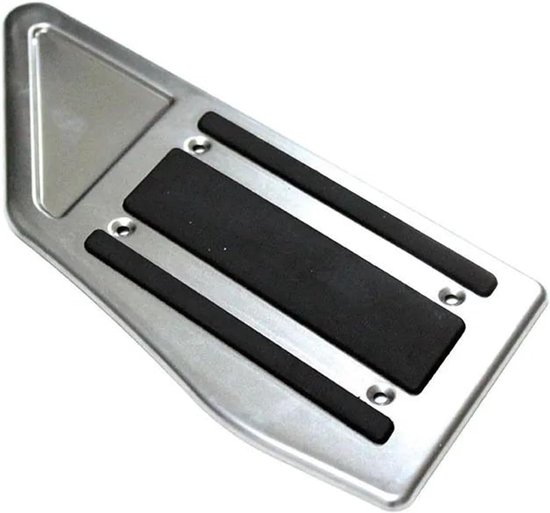 Pedaal Bekleding Set - Auto Pedaal Covers - Verbeterde Grip Auto - Antislip Ontwerp - 1 Stuks - Zilver