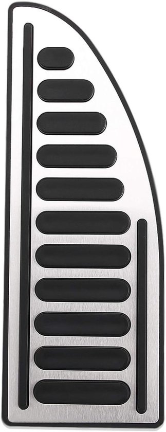 Pedaal Covers - Antislip Pedaal - Verbeter Rijervaring - Aluminium Materiaal - 23 cm Lengte - Zilver