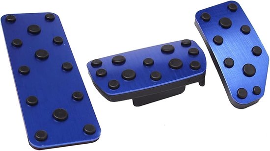 Pedaal Covers Auto - Antislip Pedaal Sets - Verbeterde Grip - Vergroot Contactoppervlak - AT 3 stuks - Zwart