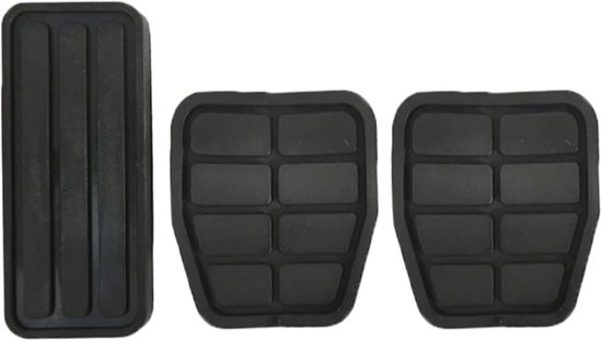 Pedaal Covers - Auto Pedaal Pads - Veilig Rijden - Antislip Rubber - Universeel - Zwart