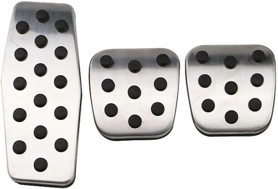 Pedaal Covers - Auto Pedaal Sets - Verbeteren Rijervaring - Antislip Ontwerp - 3 Stuks - Metaal