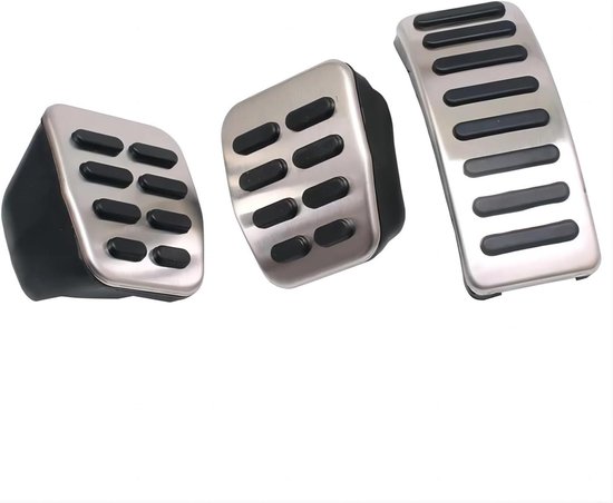 Pedaal Covers - Auto Pedalen - Verbeterde Grip - Antislip Rubber - Set van 2 - Zwart