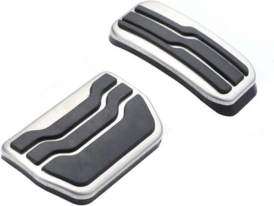 Pedaal Covers - Rem Gaspedaal - Autostijl Verbeteren - Antislip Ontwerp - 1 Stuks - Zilver