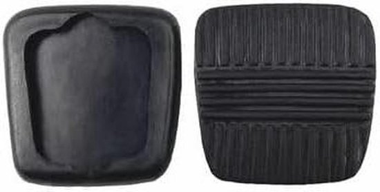 Pedaal Covers - Rem koppeling rubbers - Verbeterde Grip - Set van 2 stuks - Standaard Maat - Zwart van Merkloos