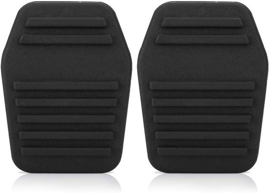 Pedaal Covers - Remkoppeling Gaspedaal - Veiliger Rijden - Automotive Kwaliteit Rubber - 63 x 47mm - Zwart van Merkloos