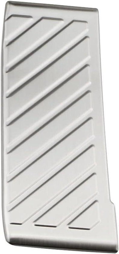 Pedaal Covers Set - Auto Pedaal Bekleding - Verbeterde Grip - Antislip Rubber - Set van 2 - Zilver