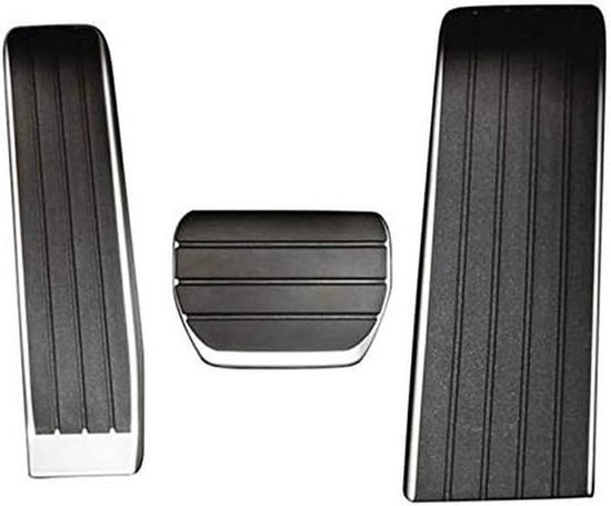 Pedaal Covers Set - Auto Pedalen - Verbeterde Grip - Antislip Oppervlak - 3 Delig - Zwart