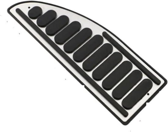Pedaal Hoes Set - Auto Accessoires - Interieur Verbeteren - Roestvrij Staal - Standaard Maat - Zilverkleurig