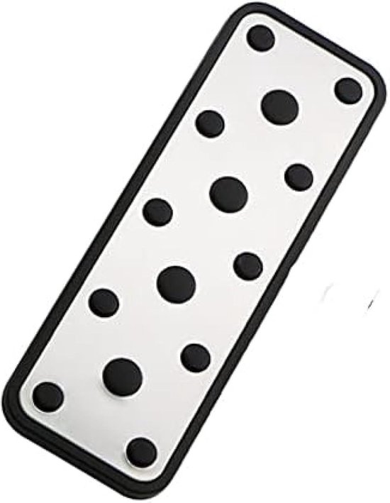 Pedaal Pad Cover - Auto Pedaal Cover - Verbeteren Rijervaring - Antislip Rubber Oppervlak - Niet gespecificeerd - Zilver