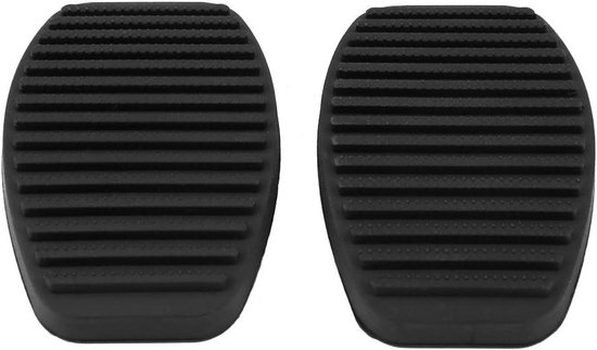 Pedaal Rubber Pads - Rem Koppeling Pads - Auto Rijden - Speciaal Ontworpen - 85 mm x 51 mm - Zwart