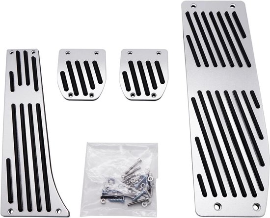 Pedaal Set - Auto Voetpedalen - Interieur Upgrade - Duurzame Legering Rubber - 3 of 4 Delig - MT