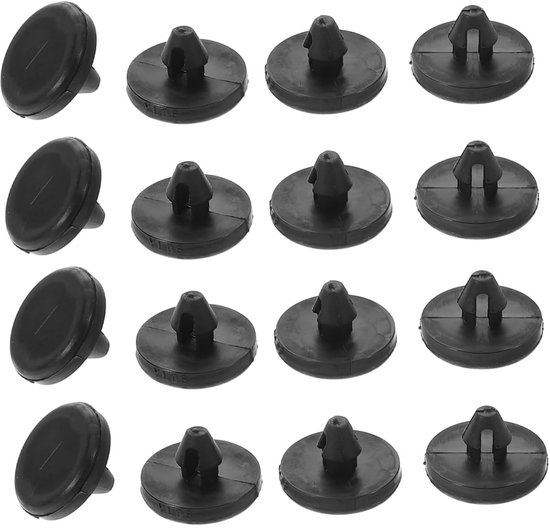Pedaal Stopper Pads - Reserve Onderdelen - Nauwkeurige Controle - Universele Pasvorm - 12 Stuks - Zwart