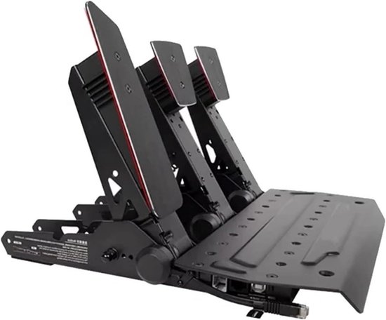 Pedaal Verhogingsmodule - Koppelingsmontage Paneel - Simulator Gaming - Ergonomische Installatie - 10x10x10 mm - Zwart