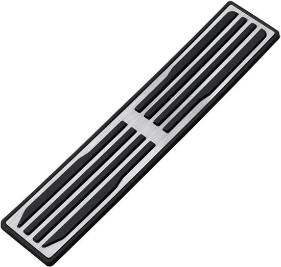 Pedaalbeschermers Auto - Remgas Covers - Verbeter Rijcomfort - Roestvrij Staal Rubber - Specifiek Model - Zwart