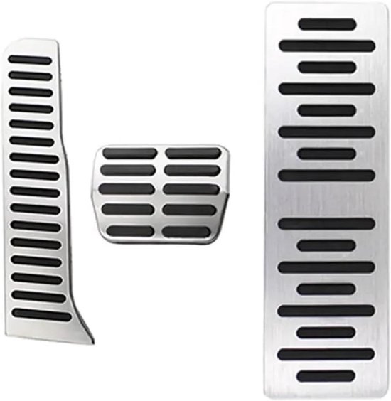 Pedaalhoezen Auto - Antislip Covers - Veiliger Rijden - Vergroot Grip - 3 Delig Set - Metaal
