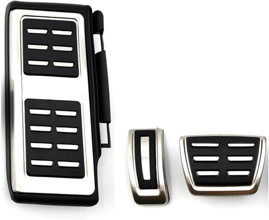 Pedaalhoezen Auto - Antislip Pads - Veiliger Rijden - Eenvoudige Installatie - 25x10x5 cm - Zwart