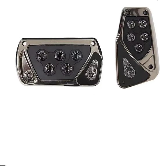 Pedaalhoezen Auto - Antislip Pads - Verbeter Rijcomfort - Universele Pasvorm - 2/3 Stuks - Zwart