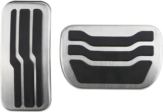 Pedaalhoezen Auto - Antislip Pedalen - Verbeterde Grip - Roestvrij Staal - Set van 2 - Metaal