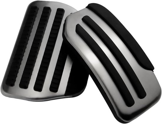 Pedaalhoezen Auto - Gas Rem Covers - Veiliger Rijden - Antislip Oppervlak - 2 Stuks - Metaal