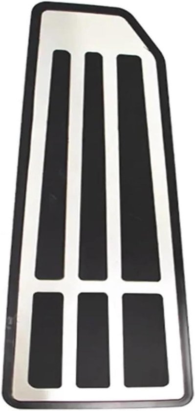 Pedaalhoezen Auto - Gas rem - Veiliger Rijden - Antislip Rubber - 1 Stuk - Zilver